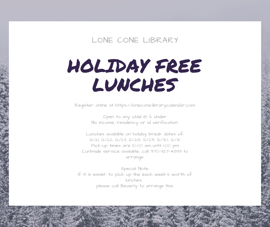 Holiday Lunch Program