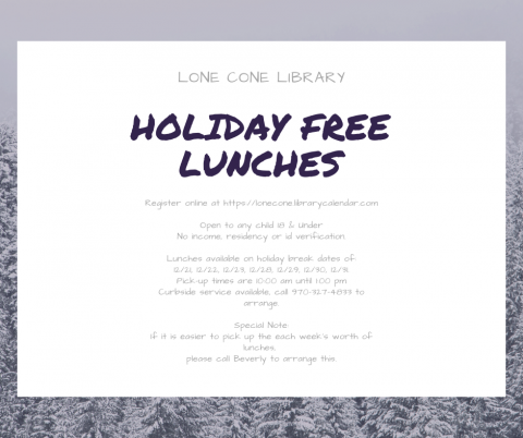 Holiday Lunch Program